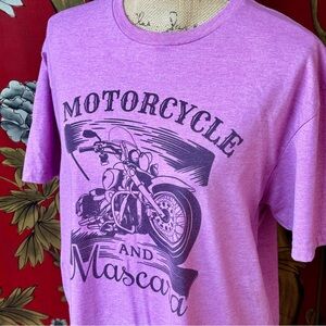 Women’s “Motorcycle & Mascara” Tee | #T58